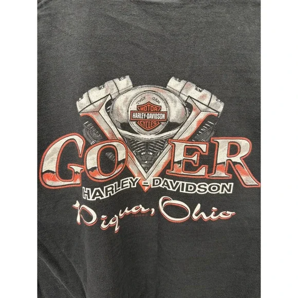 Vintage Harley Davidson Freedom‎ Ain't Quiet T Shirt Black Size Medium - Picture 4 of 7